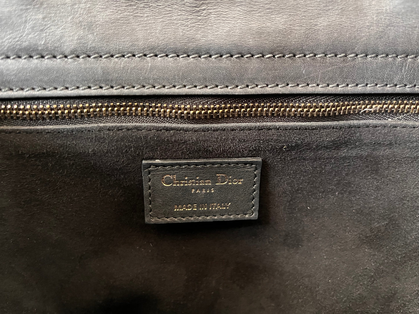 Navy Lady Dior Bag