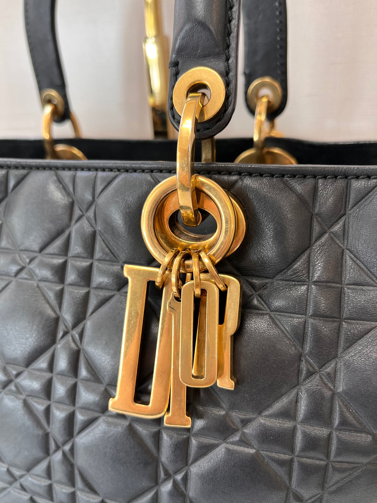 Navy Lady Dior Bag