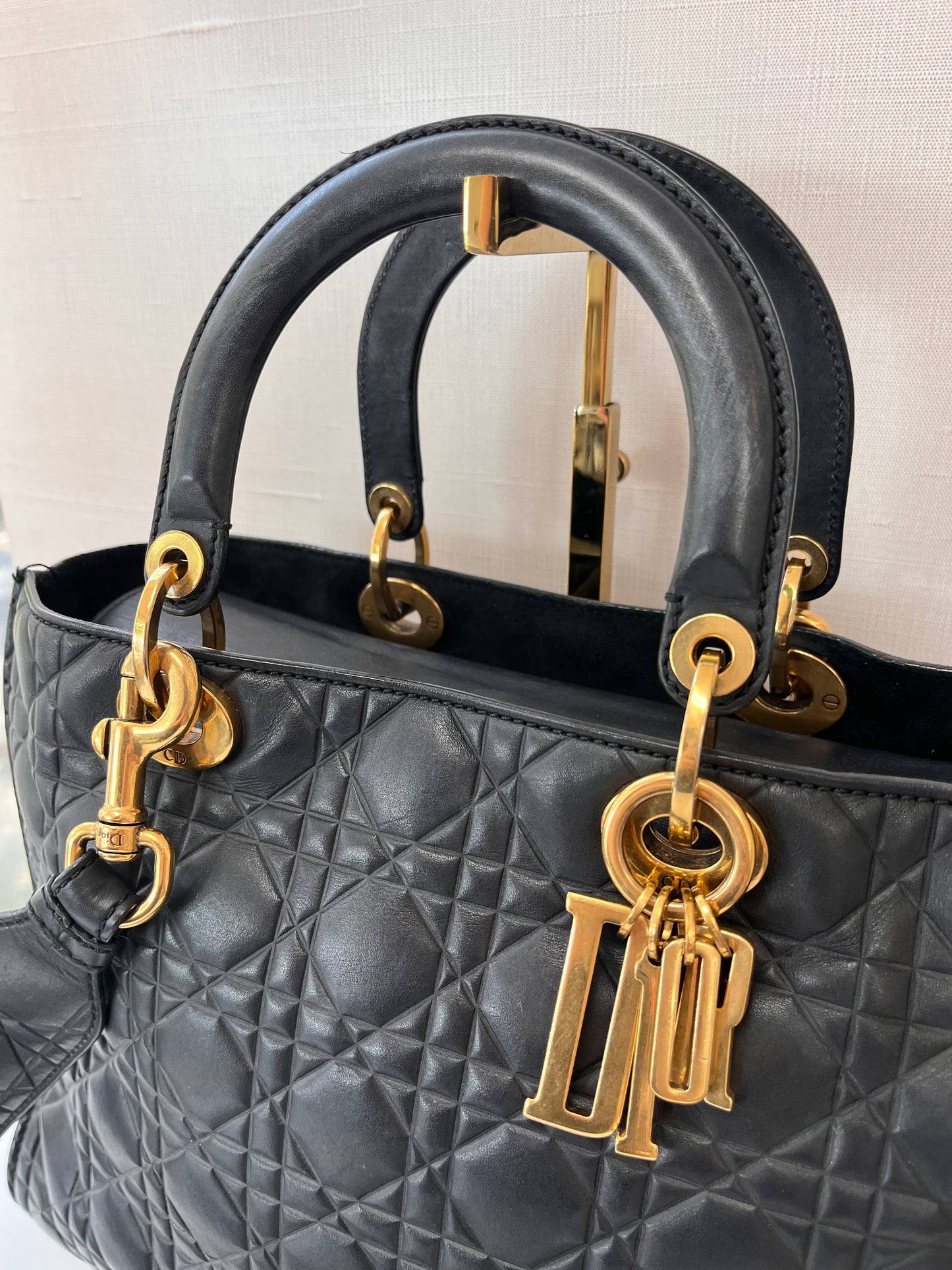 Navy Lady Dior Bag