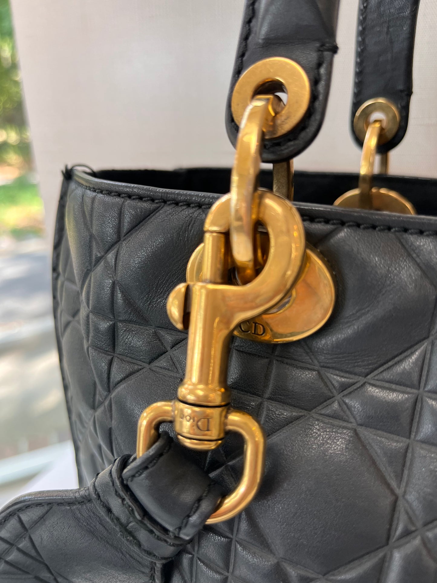 Navy Lady Dior Bag
