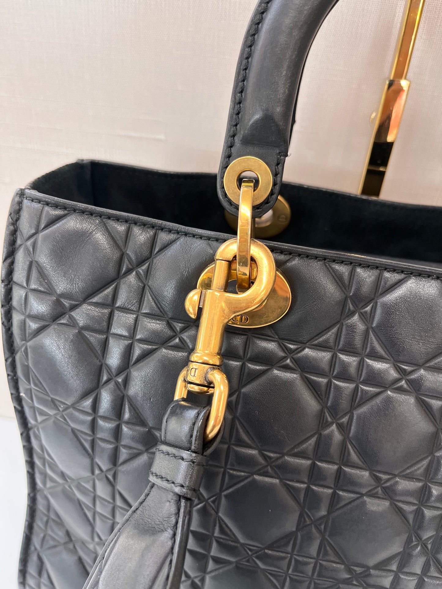Navy Lady Dior Bag