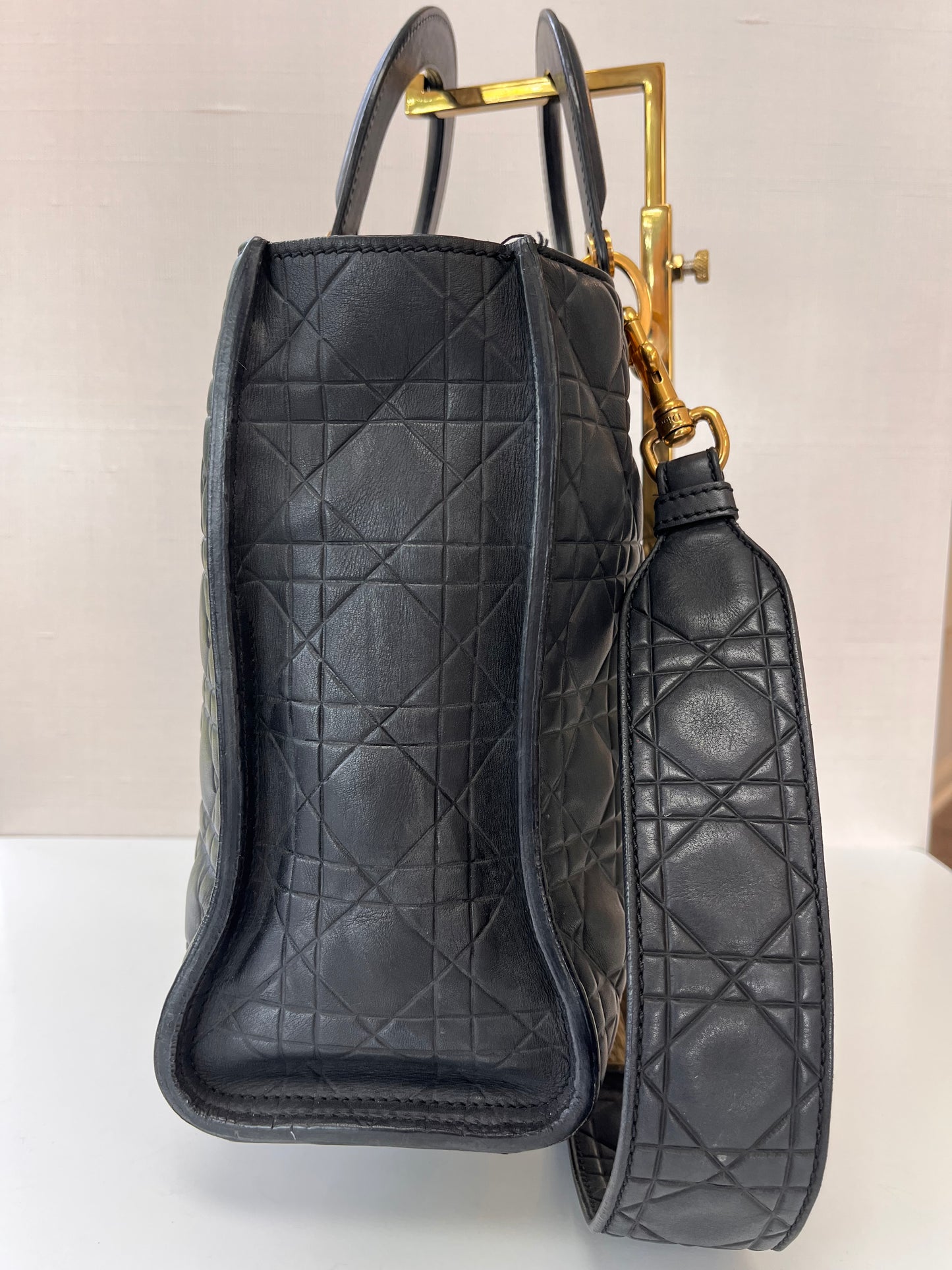 Navy Lady Dior Bag