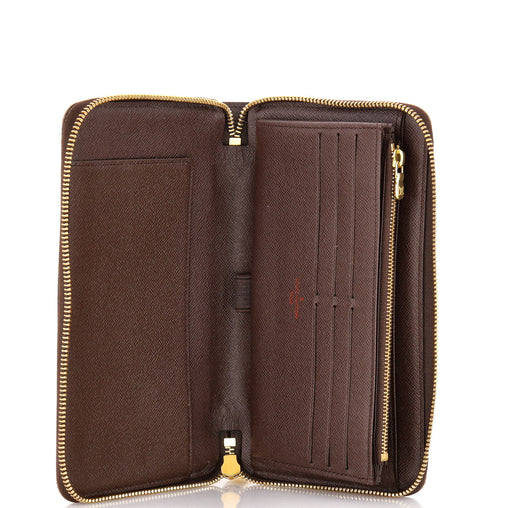Louis Vuitton   |   Zippy Wallet, Damier Ebene