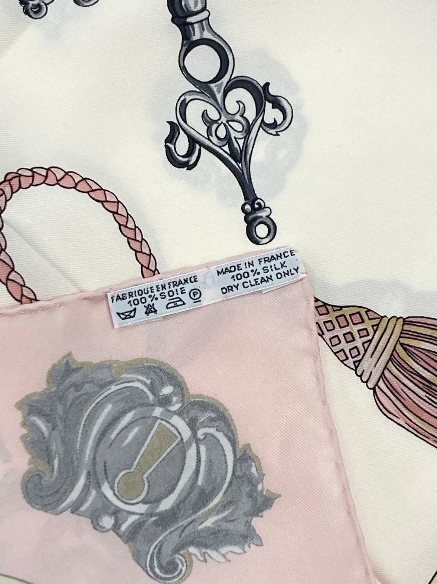 Hermes   |    Les Cles Carre 90 Scarf