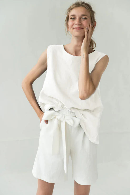 Le Muse   |    Linen tank top