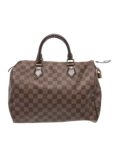 Louis Vuitton   |    Vintage Speedy 30 Dark Handles
