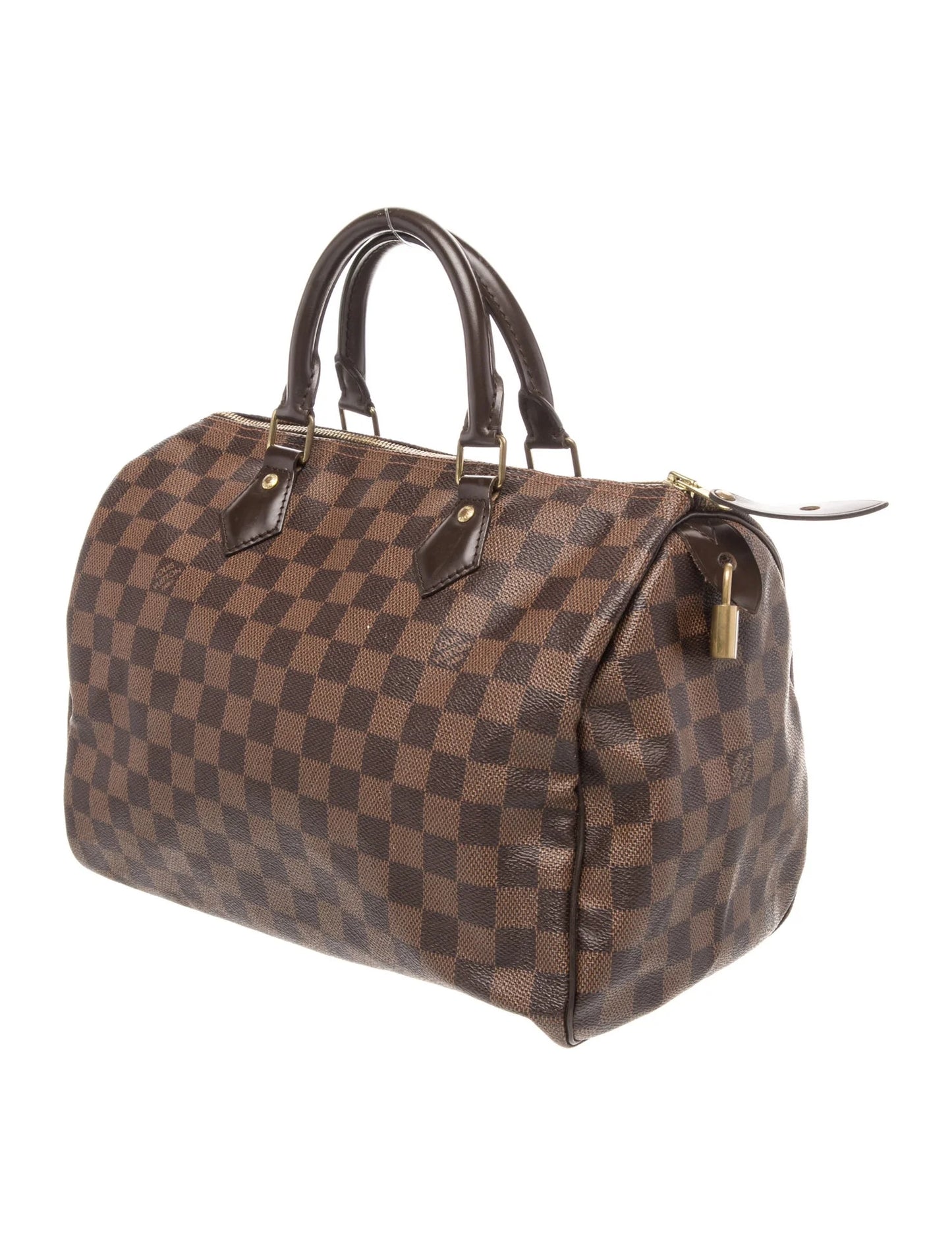 Louis Vuitton   |    Vintage Speedy 30 Dark Handles