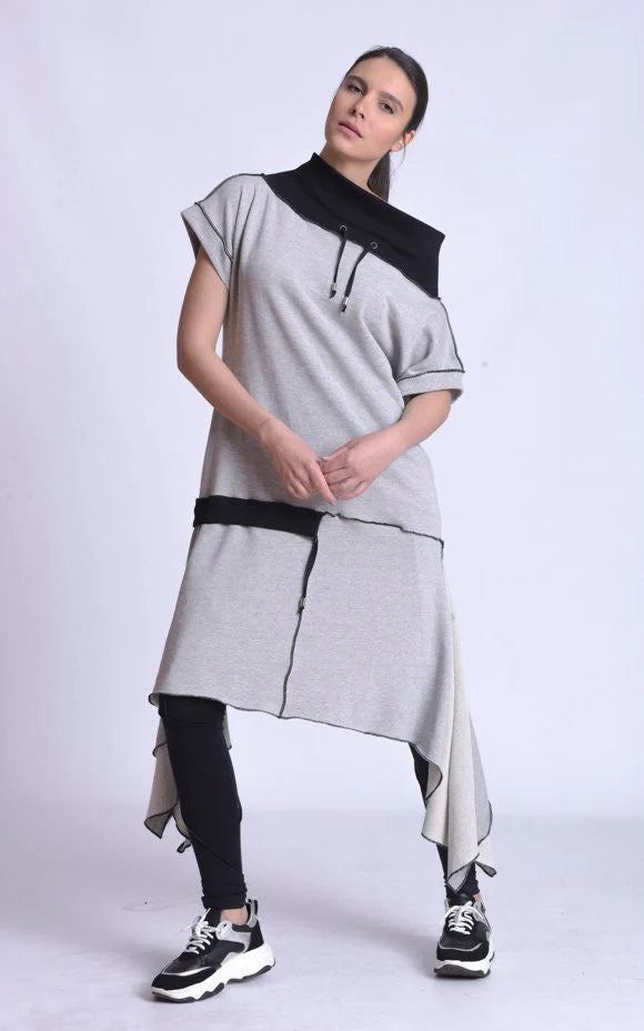 Metamorphoza   |    Off The Shoulder Collared Tunic