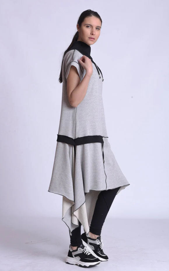 Metamorphoza   |    Off The Shoulder Collared Tunic