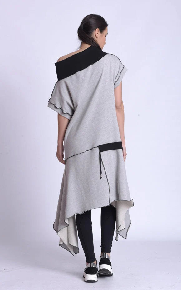 Metamorphoza   |    Off The Shoulder Collared Tunic