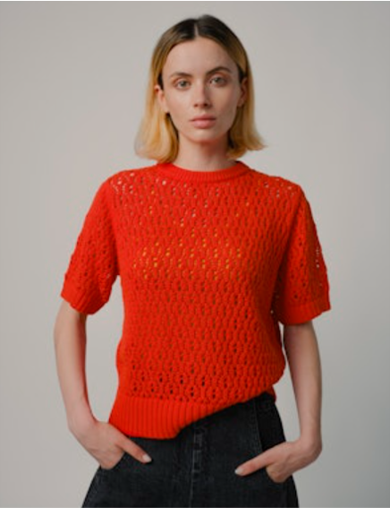 Degen Edie Tee- Poppy