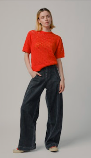 Degen Edie Tee- Poppy