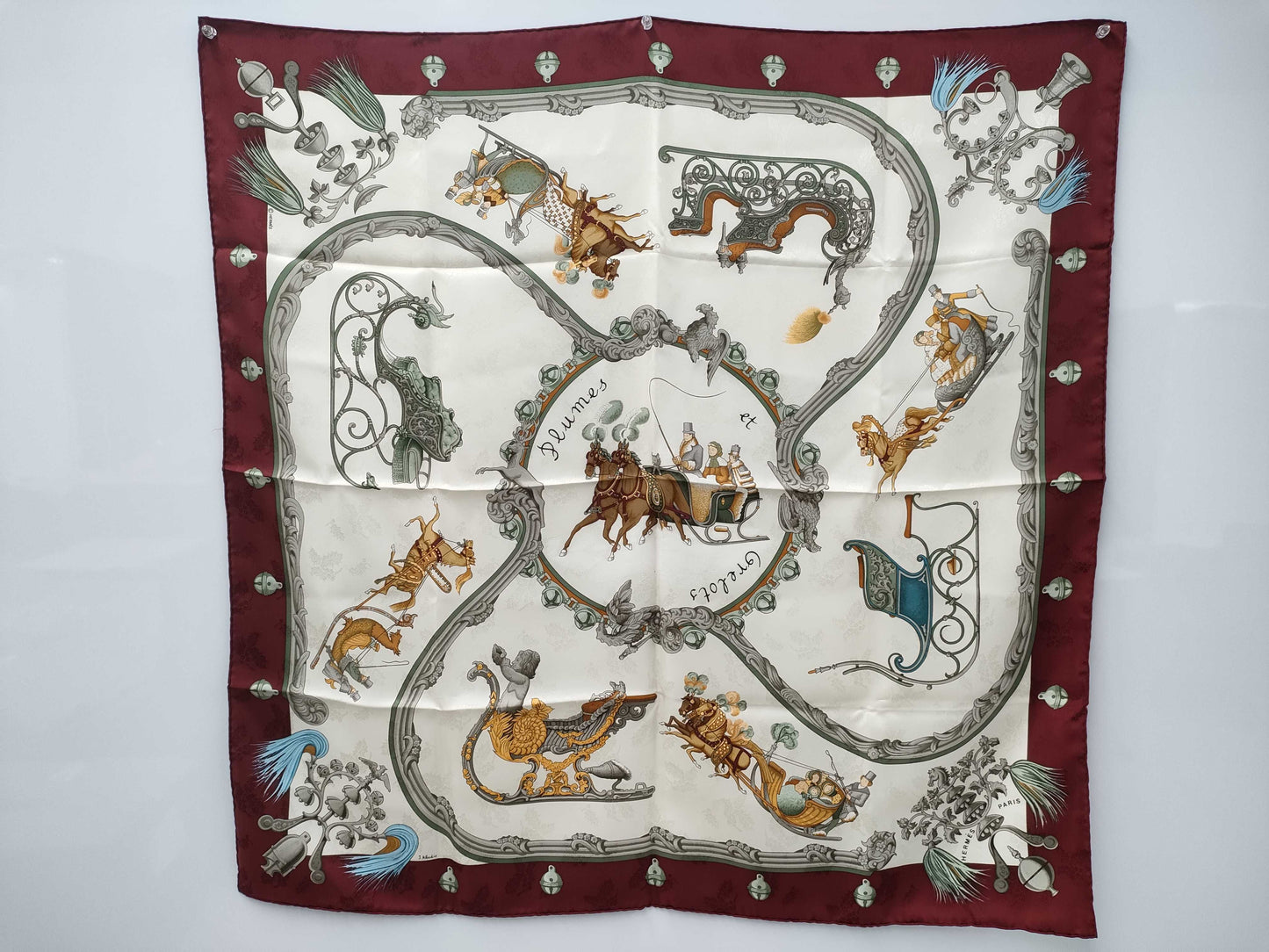 Hermes   |    Plumes Et Grelots Carre 90