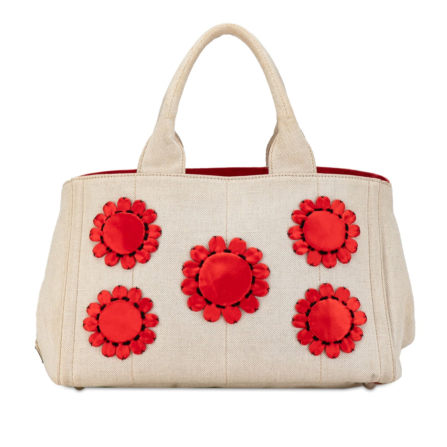 Prada   |    Canapa Mistollino Tote Brown