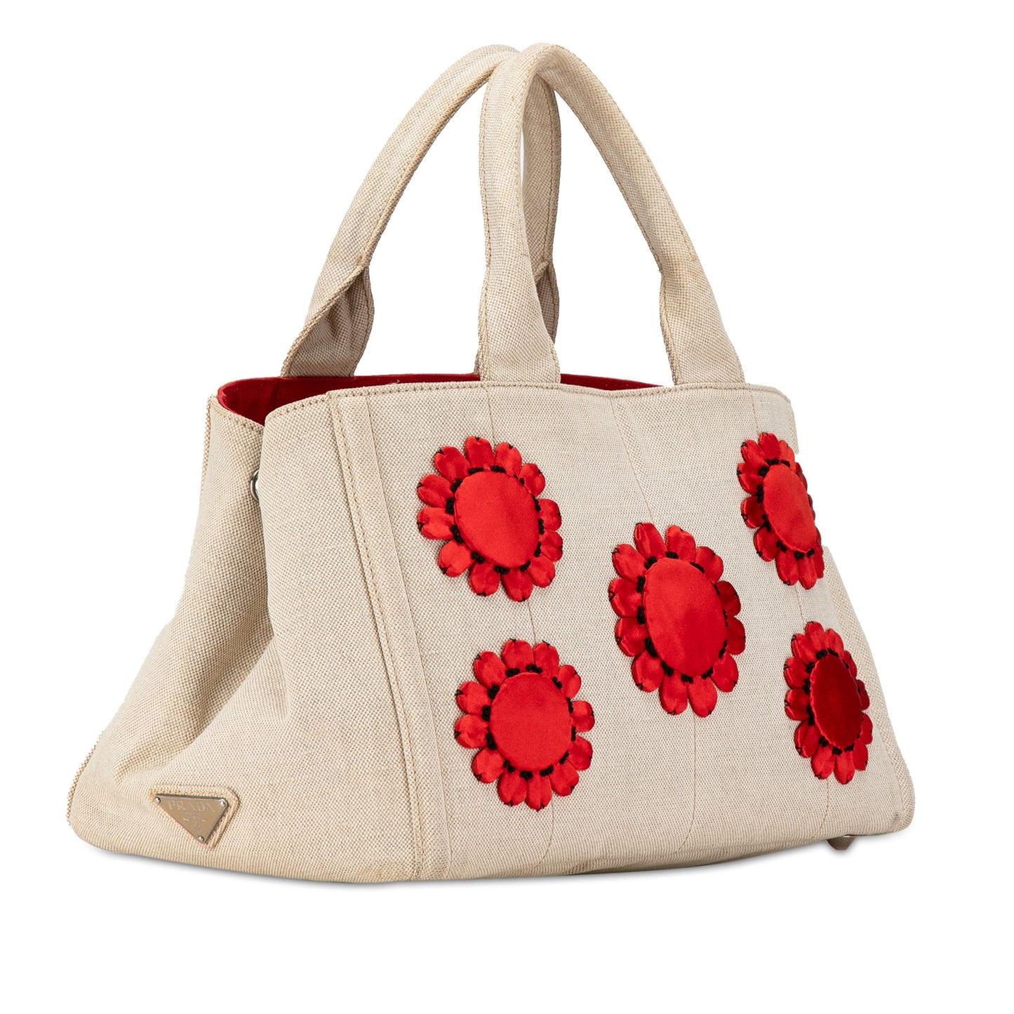 Prada   |    Canapa Mistollino Tote Brown