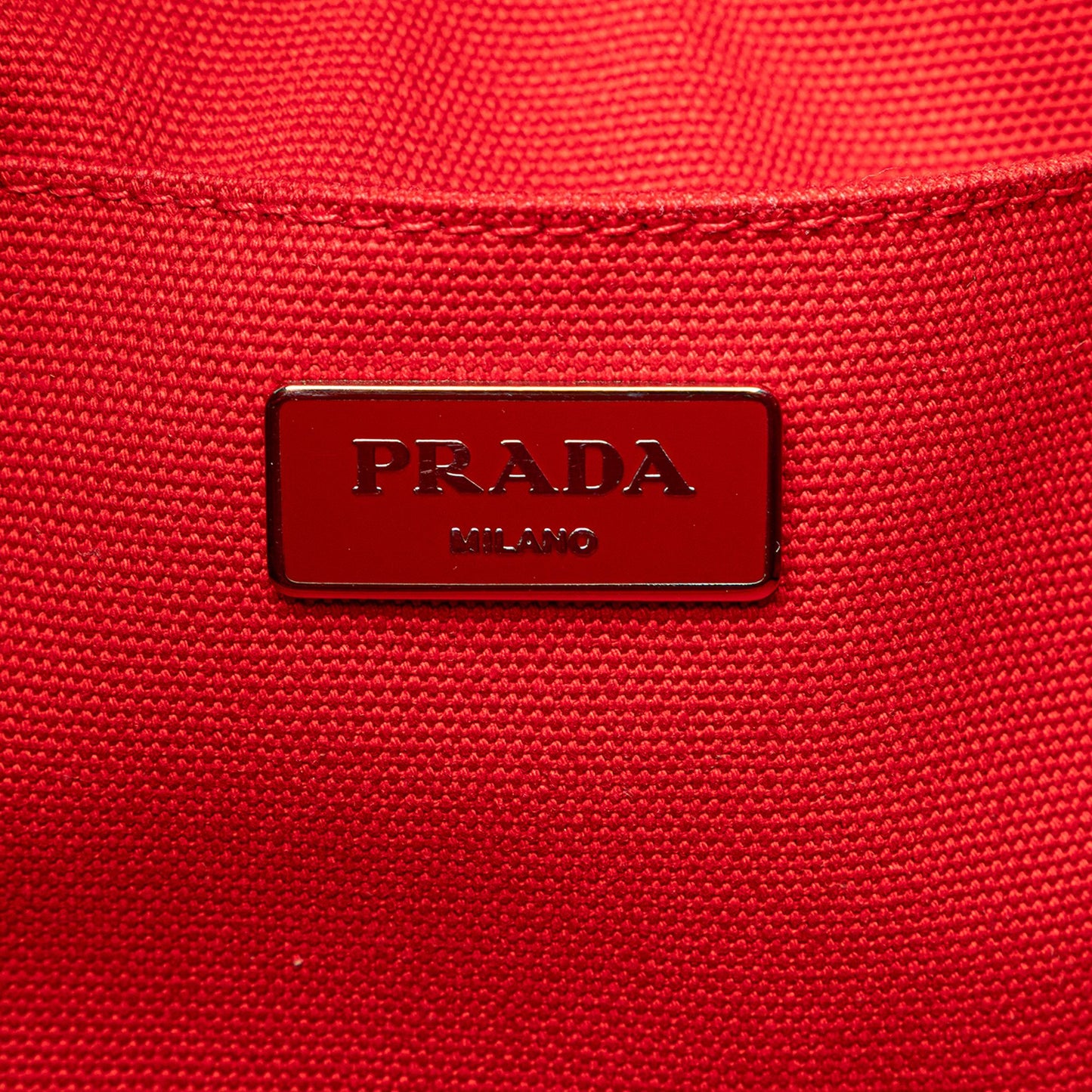Prada   |    Canapa Mistollino Tote Brown