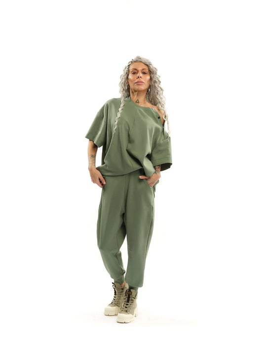 Locker Room   |    Sage Green 3-Piece Activewear Set