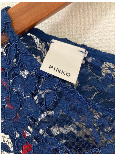 Pinko   |   Vintage Blue Lace Sheath Dress