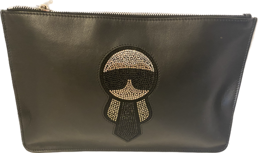 Fendi |  Crystal Karlito Zip Pouch