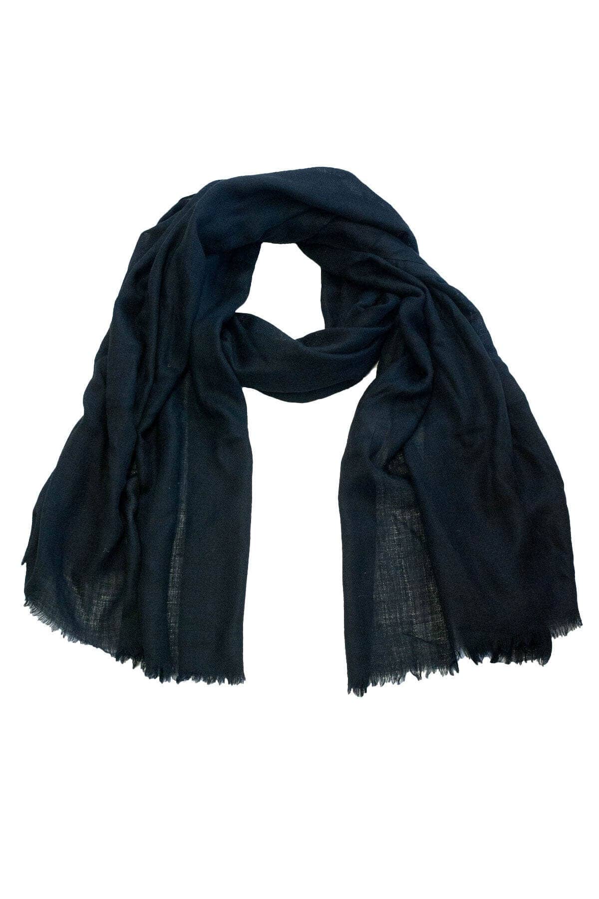 100% Cashmere Pashmina Scarf/Shawl - Classic: Light Blue / One Size