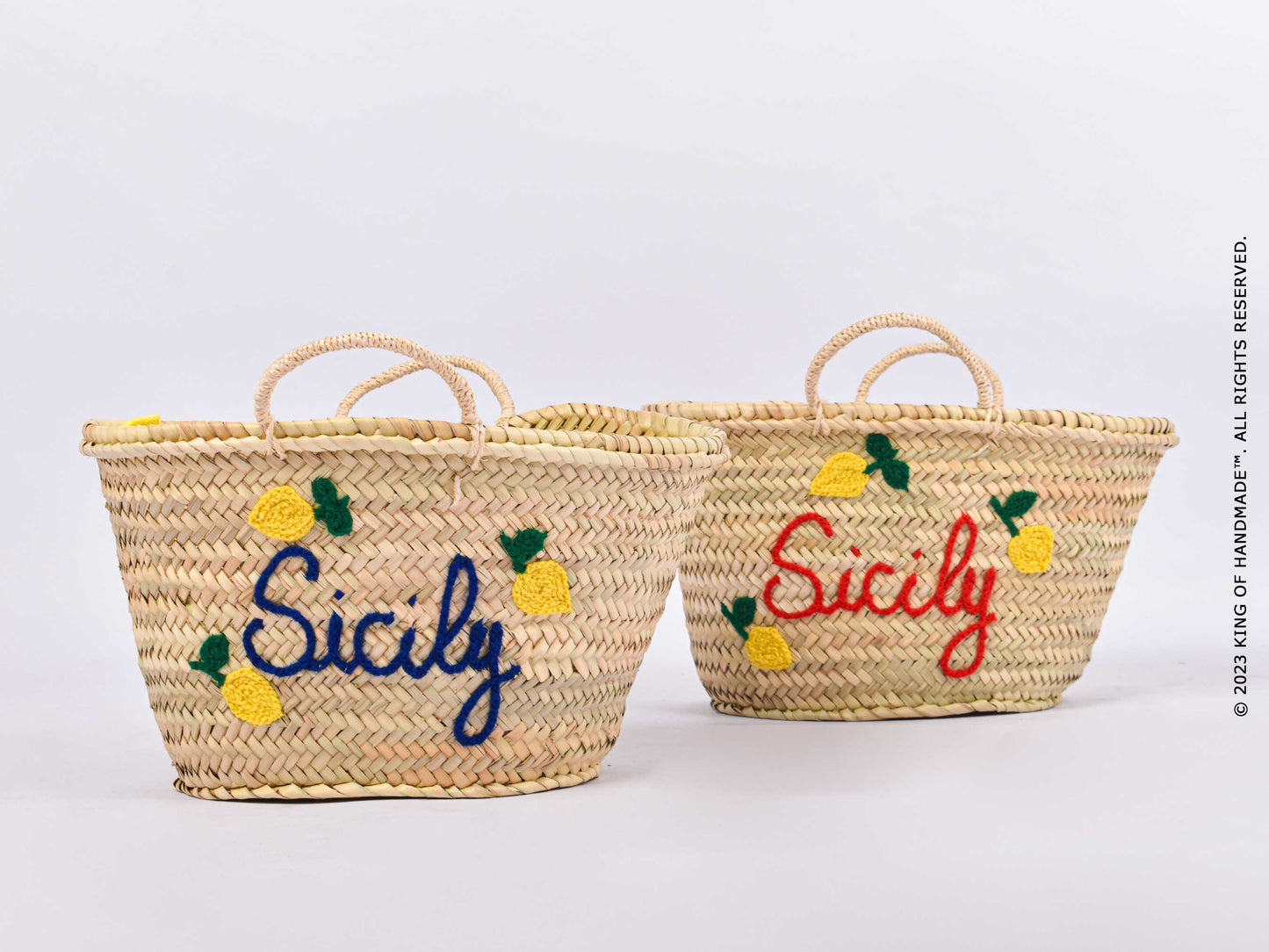 Straw Bags  |    Custom tote With Motif