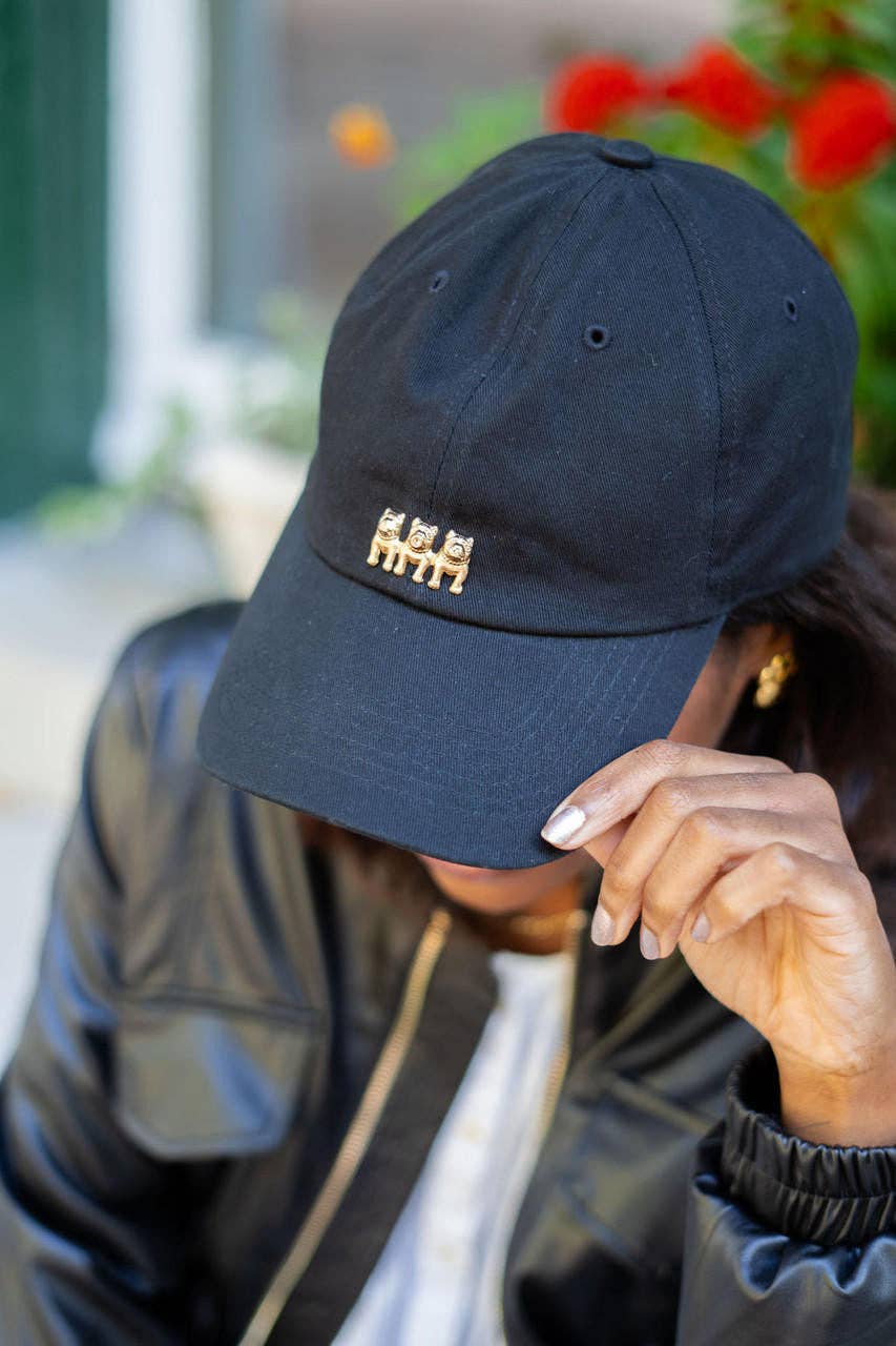 Baseball Hat - Bulldog- WS: Triple Bulldog / Black