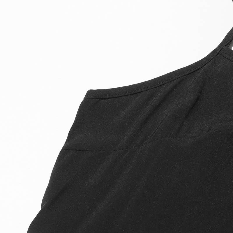 TAO   |    PS Black Floral Top & A-Line Skirt Ensemble