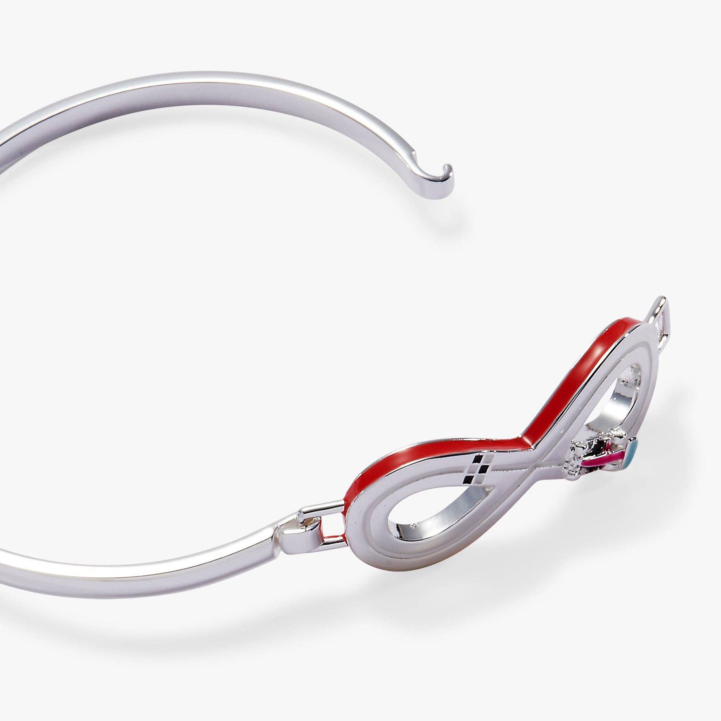 Hot Wheels™ Figure 8 Racecar Tension Bangle: Silver