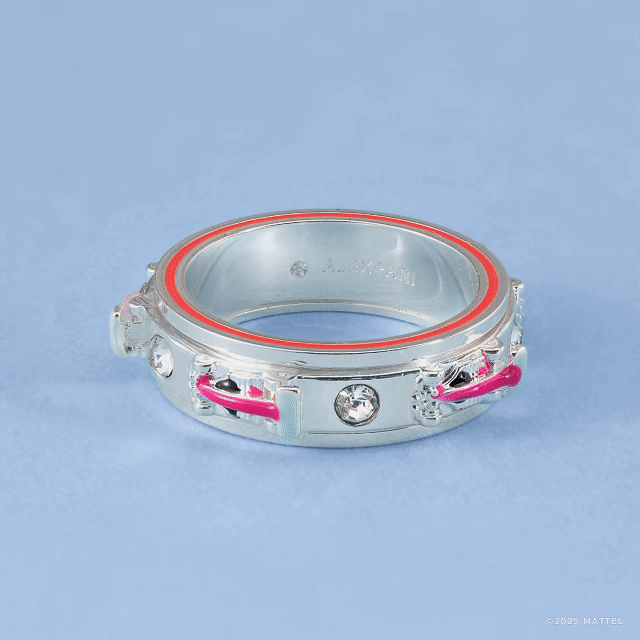 Hot Wheels™ Racecar Fidget Ring: Silver