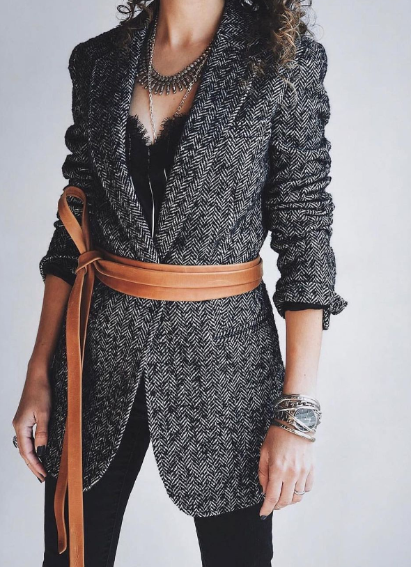 Wrap Belt   |    Chocolate - OS