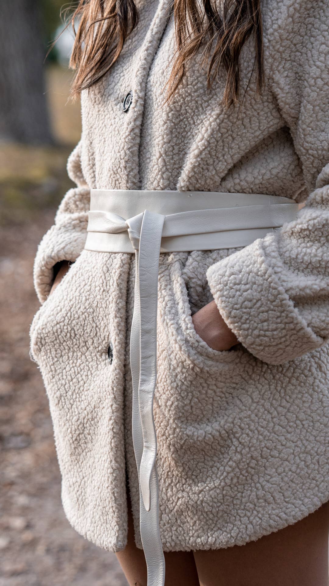 Wrap Belt   |    Bone /Winter White - OS