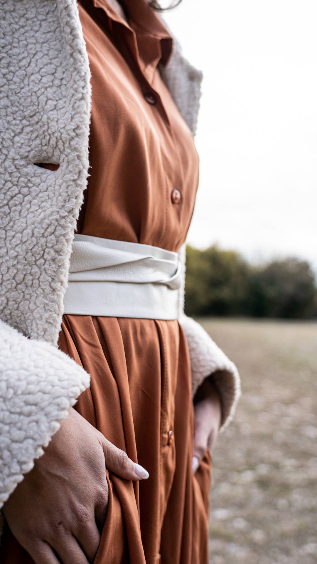 Wrap Belt   |    Bone /Winter White - OS