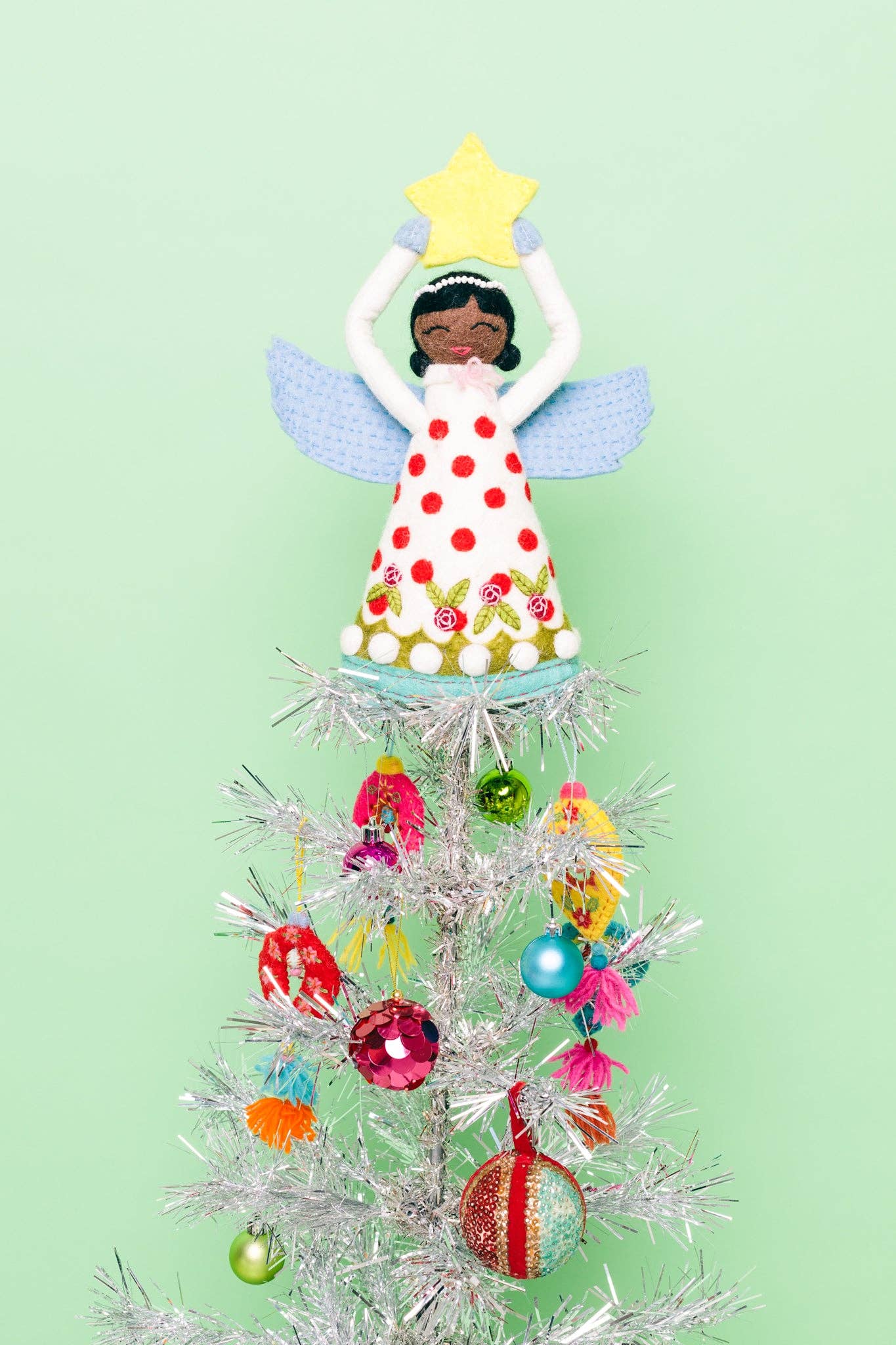 Angel Tree Topper - Simone: Natural