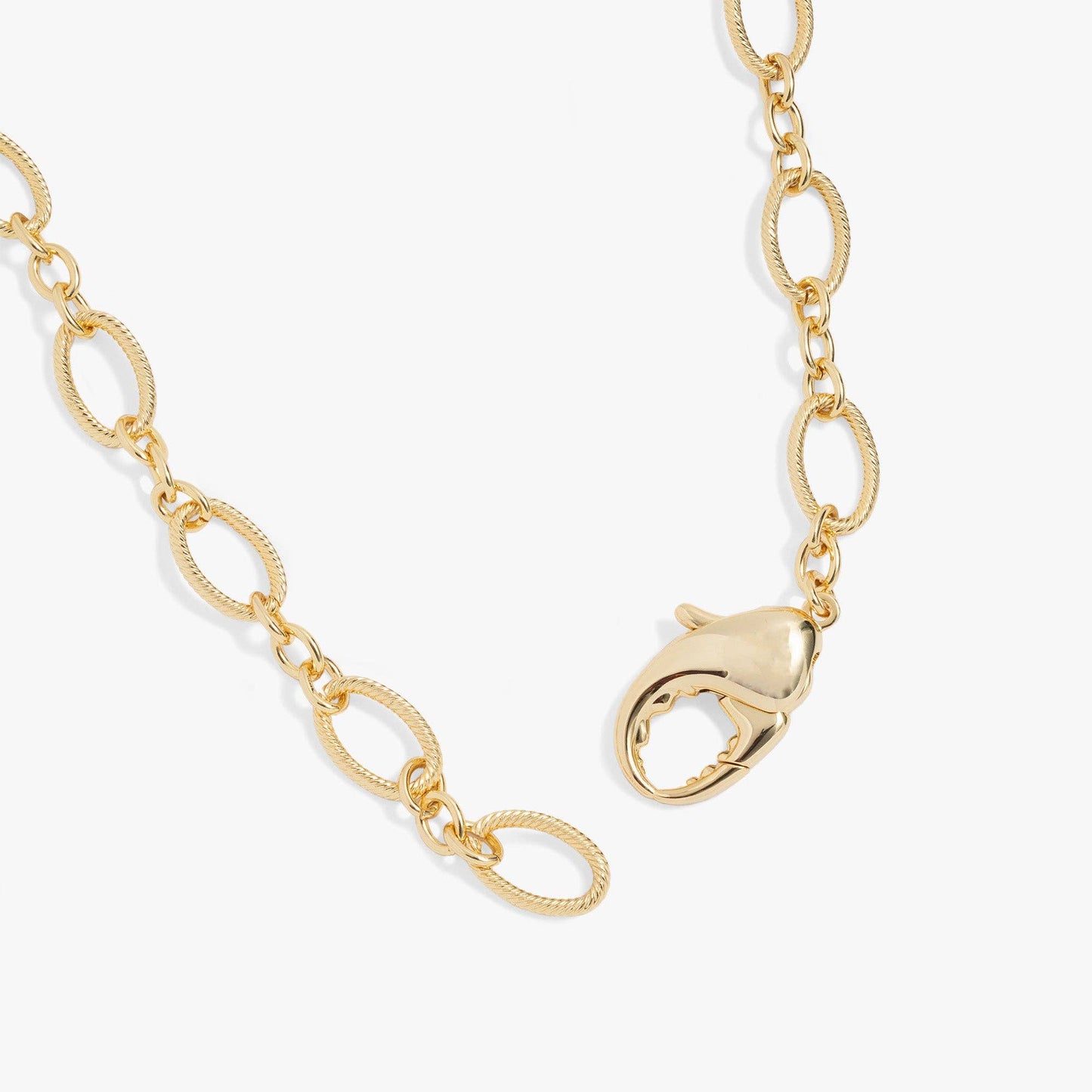 Lobster Claw Convertible Wrap Necklace or Bracelet: Gold