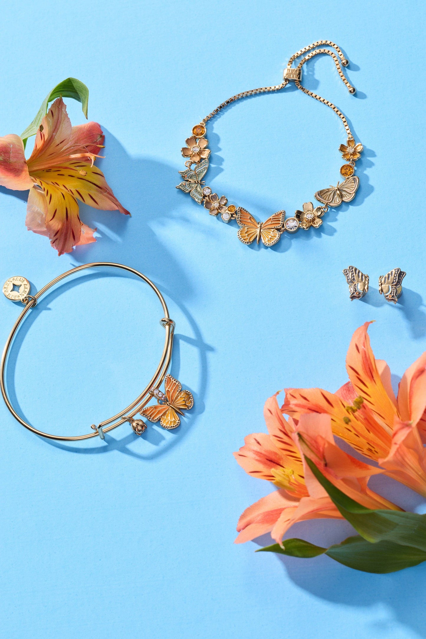 New York Botanical Garden® Butterfly Earring: Gold
