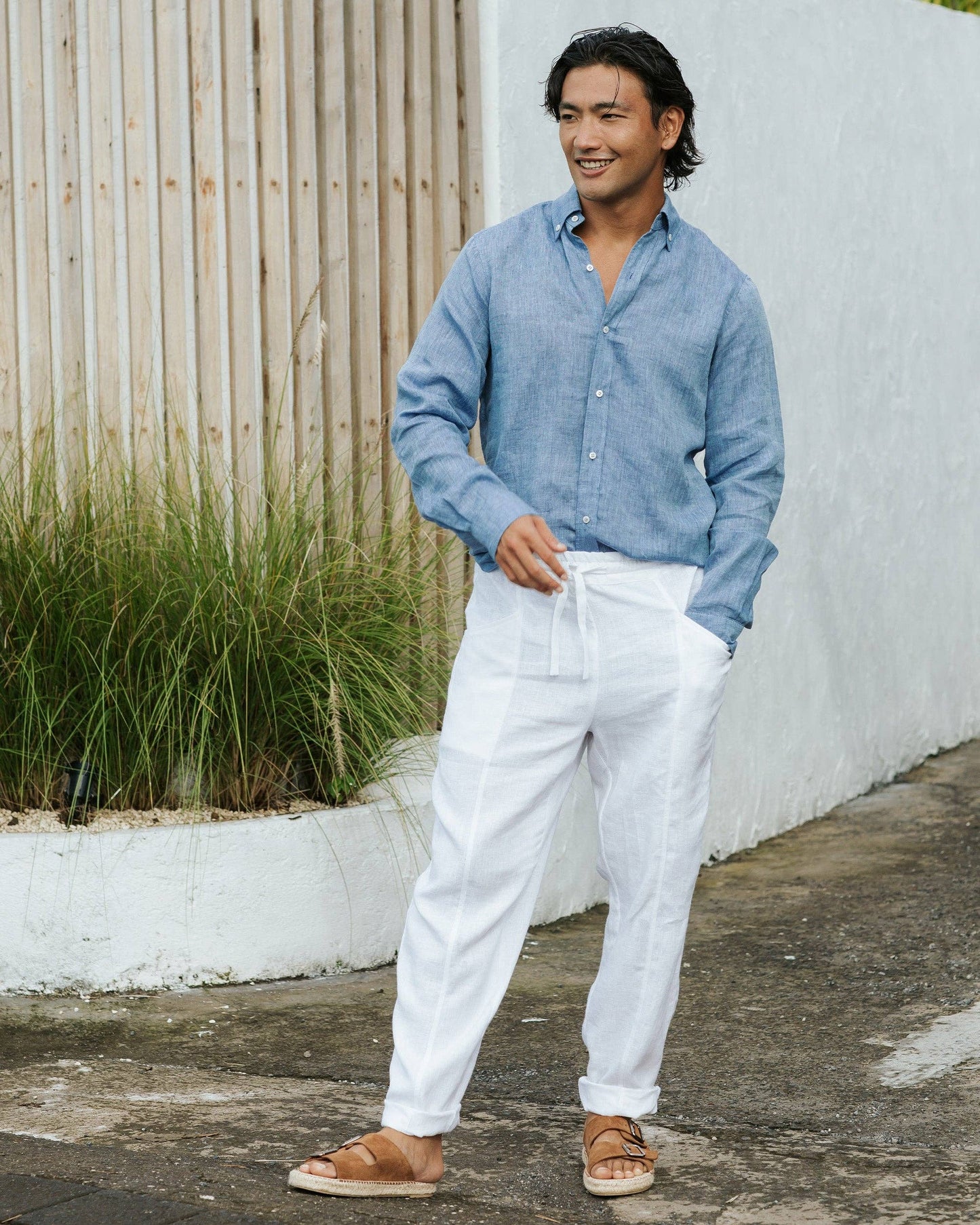MagicLinen   |    Men's Denim Chambray