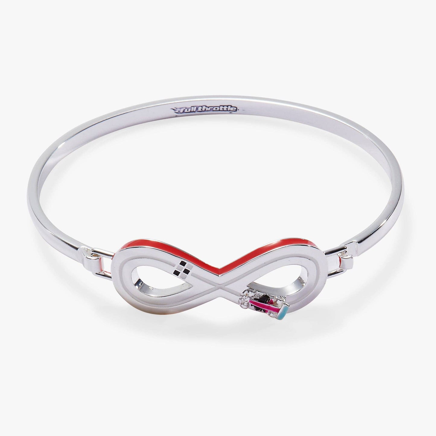 Hot Wheels™ Figure 8 Racecar Tension Bangle: Silver