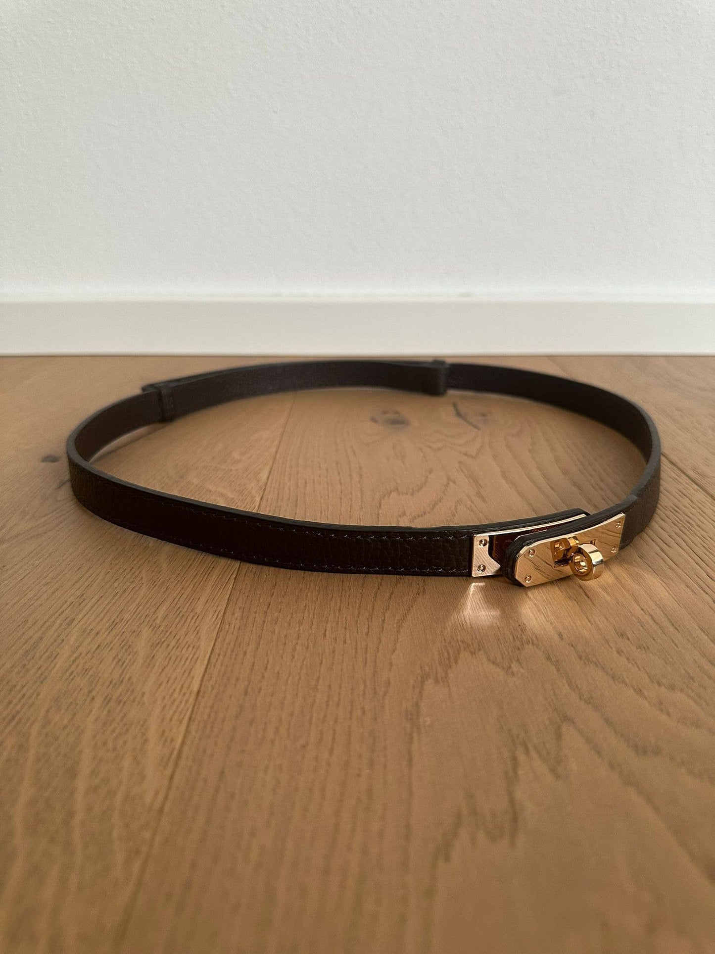 MAIDA BELT - Genuine leather: Silver
