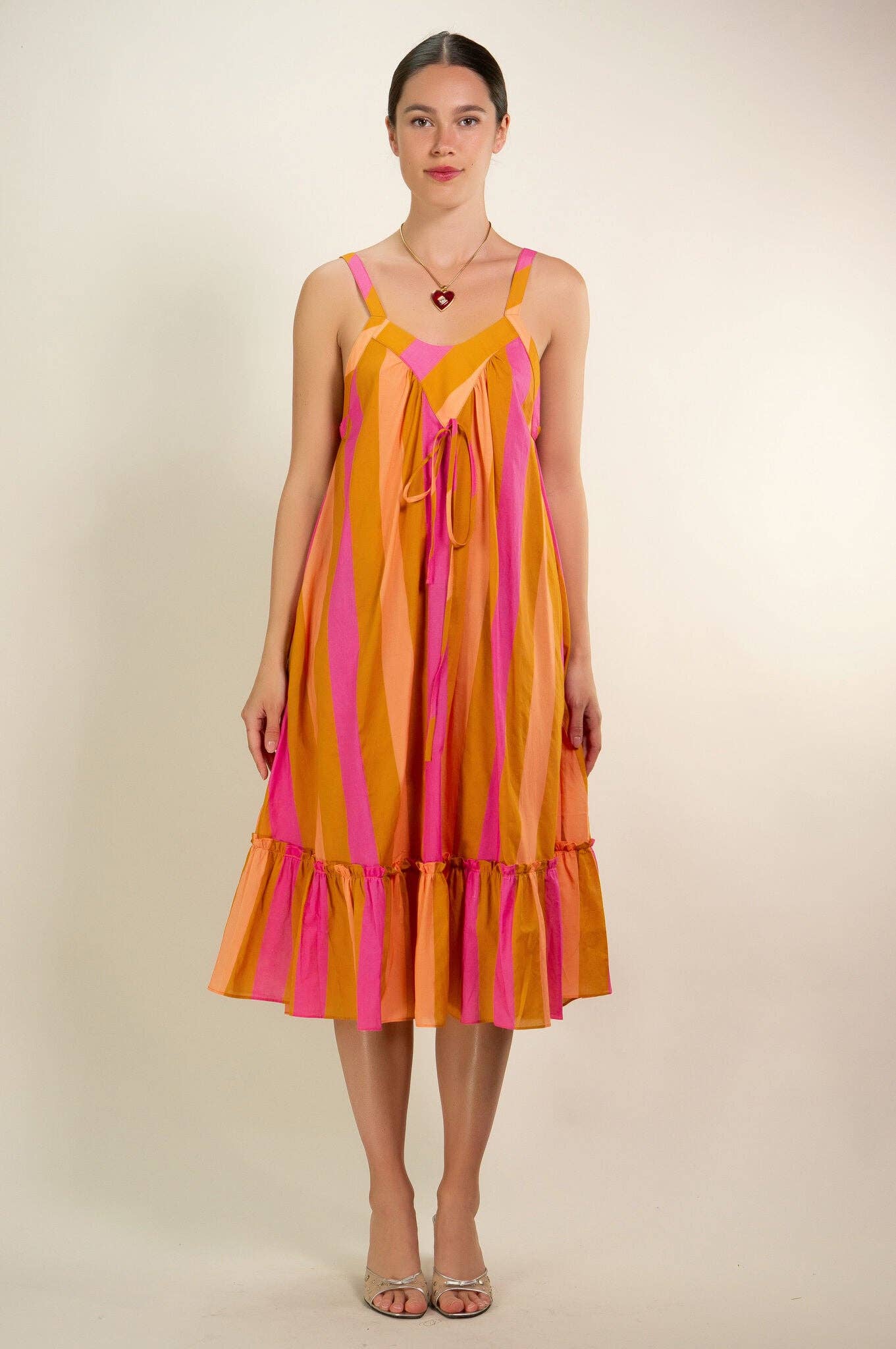 Striped Talia Dress: M